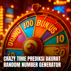 Crazy Time prediksi pada roda permainan kasino