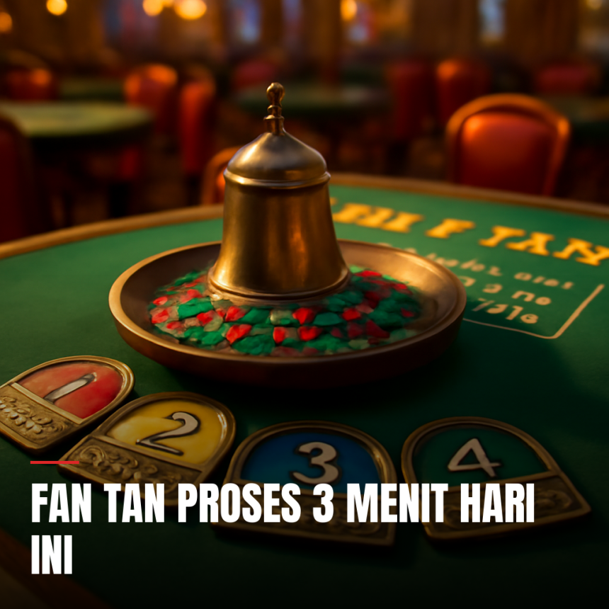 Permainan Fan Tan dengan bola berwarna-warni